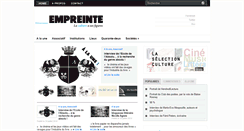 Desktop Screenshot of empreinte-mag.com
