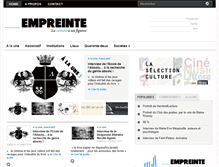 Tablet Screenshot of empreinte-mag.com